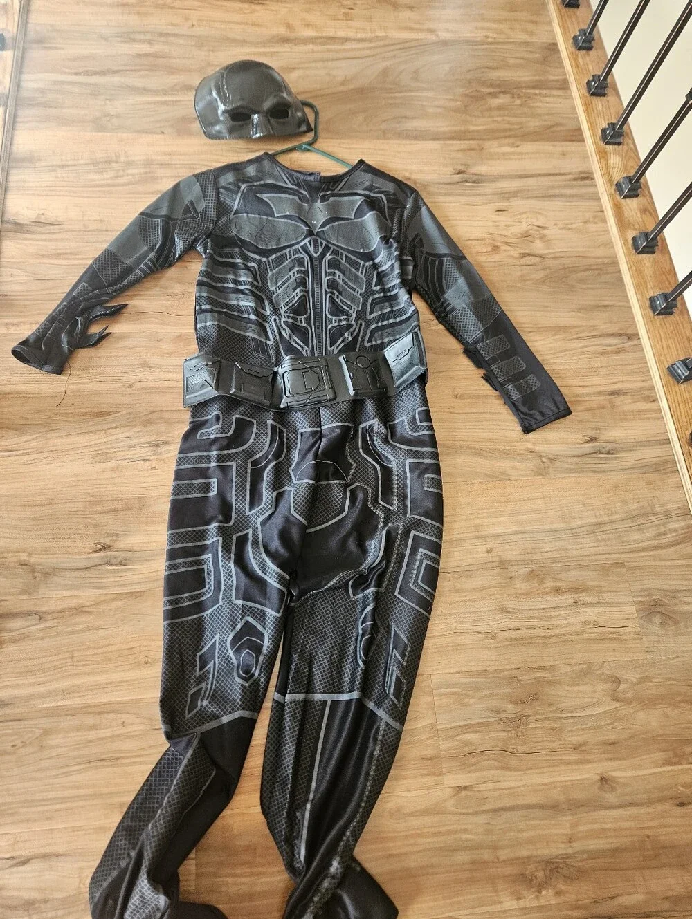 Kids Batman Black Graphic Jumpsuit Size Large